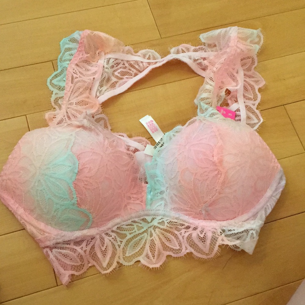 Victoria Secret Pink and Blue Bralette